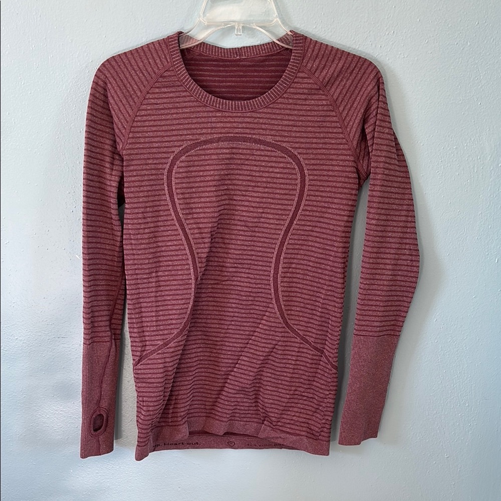 LULULEMON Swiftly tech long sleeve size 8